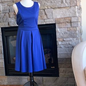 Blue knee Length Dress